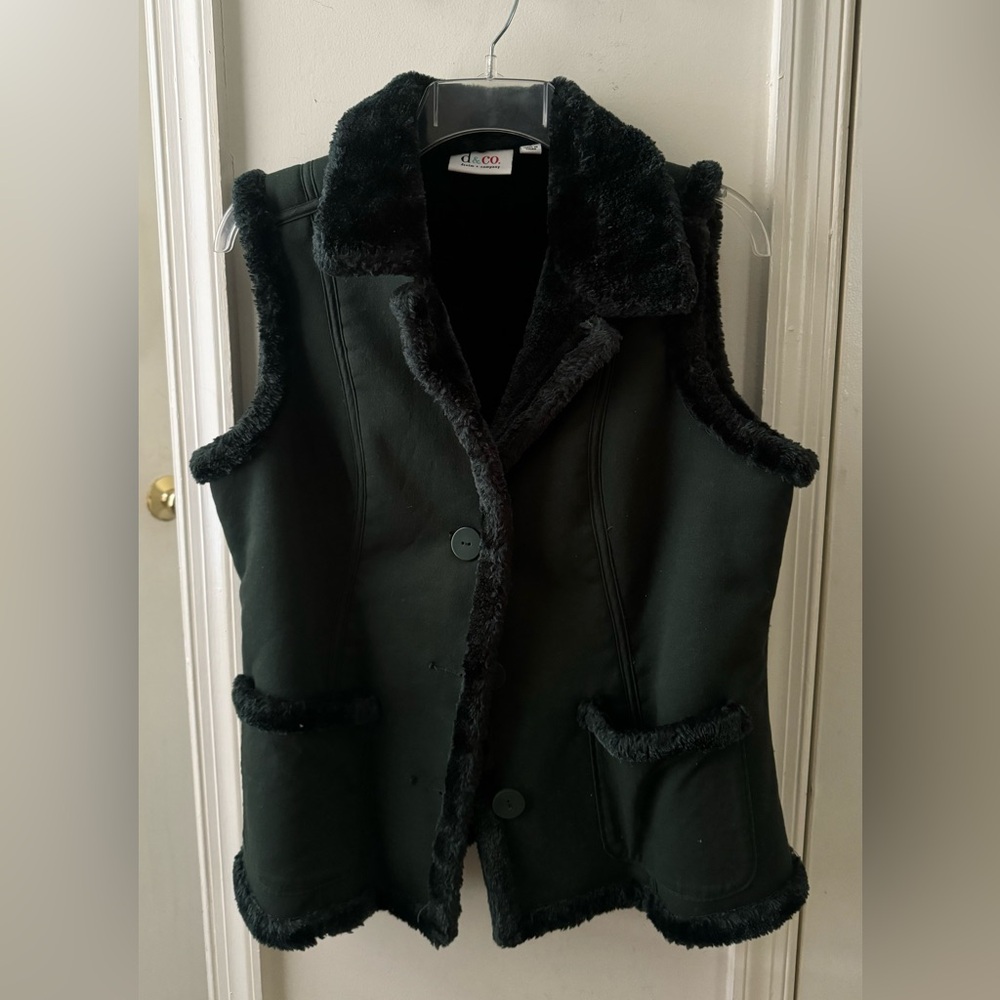 Denim&Co Dark Green Vest
